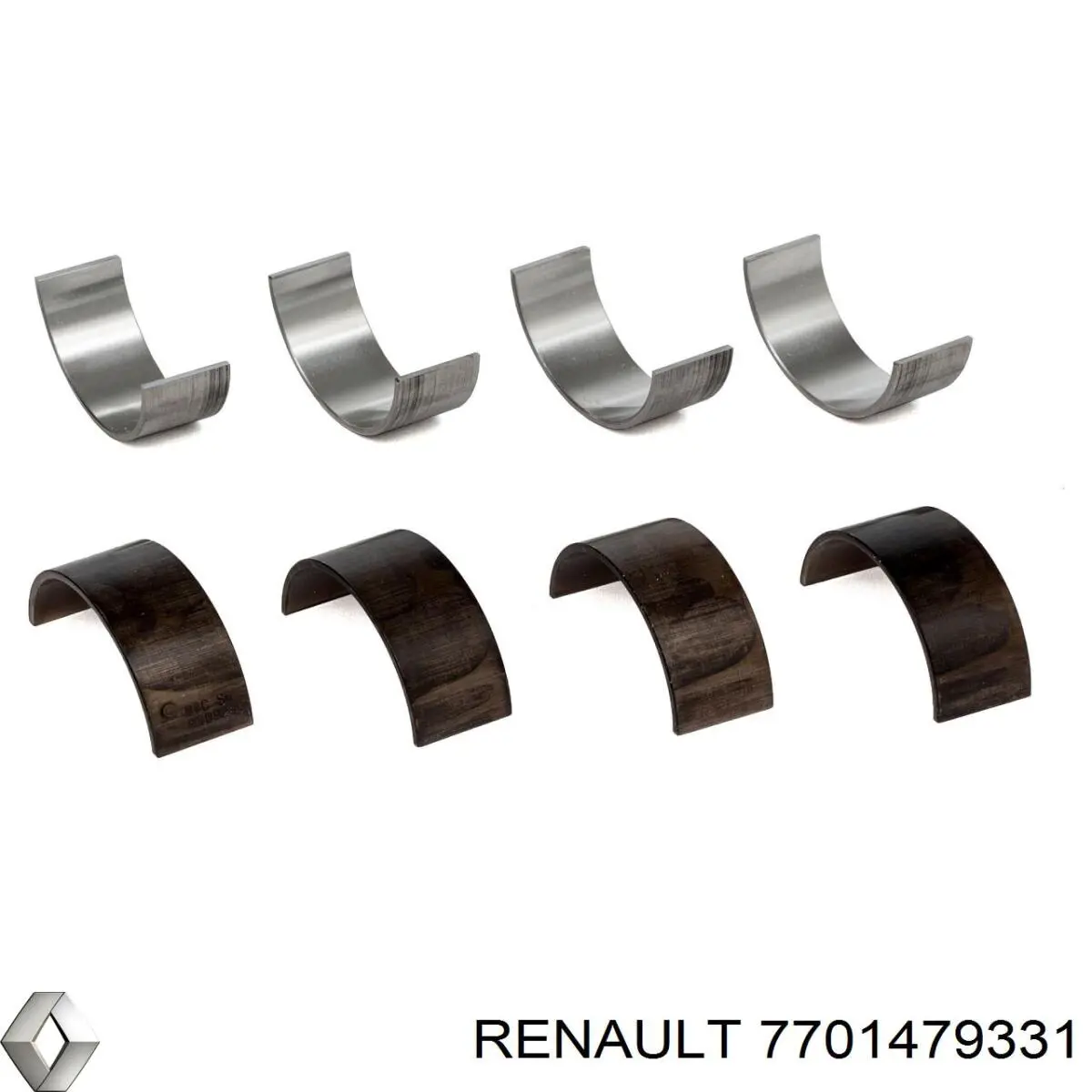 Купити 7701479331 Renault (RVI) Вкладиші коленвала шатунні