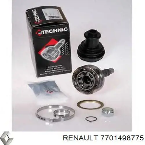 ШРУС зовнішній передній 7701498775 Renault (RVI)