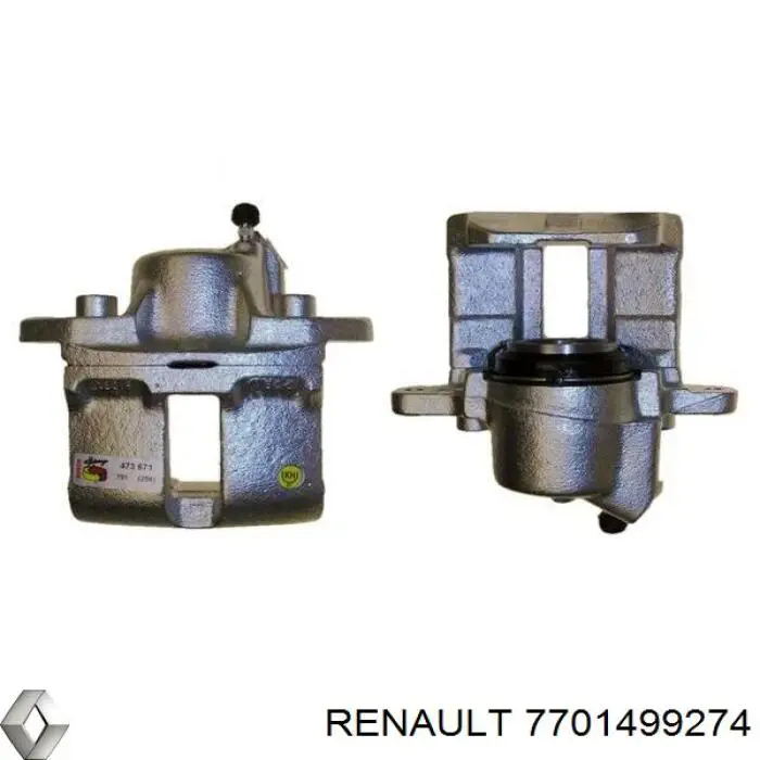 Купити 7701499274 Renault (RVI) Супорт гальмівний передній лівий