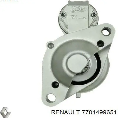 Стартер Renault (RVI) 7701499651 ціна, від 47.81 USD