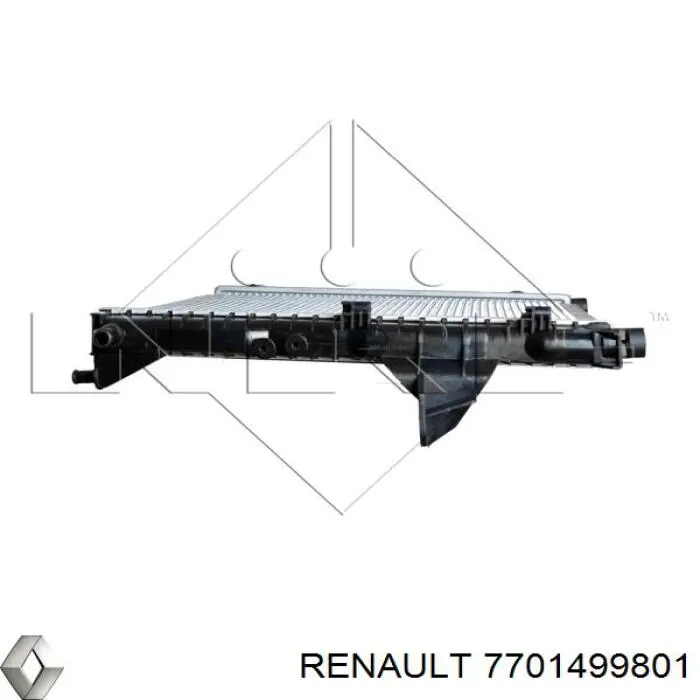 7701499801 Renault (RVI) радіатор охолодження двигуна
