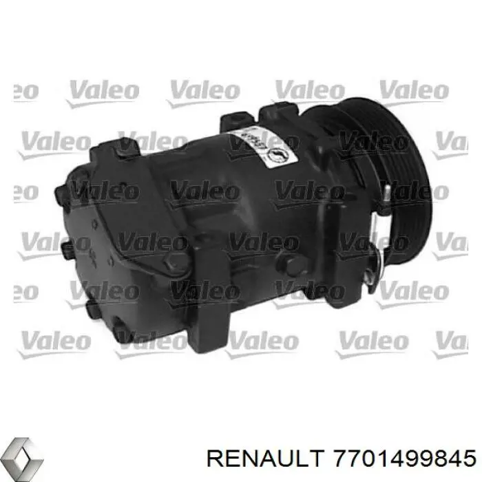 Компресор кондиціонера 7701499845 Renault (RVI)