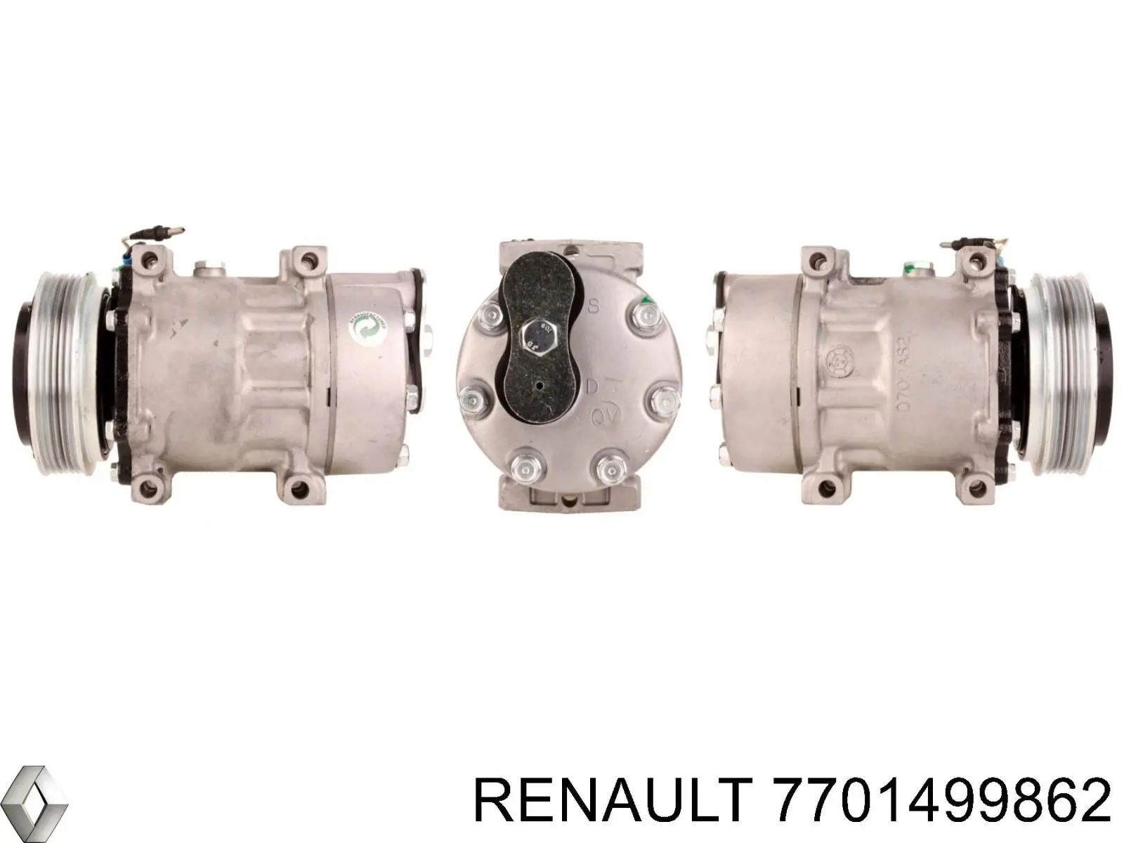 Компресор кондиціонера 7701499862 Renault (RVI)