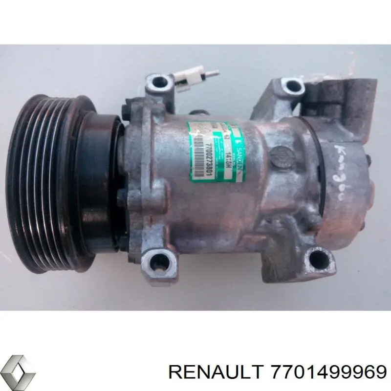 Купити 7701499969 Renault (RVI) Компресор кліматичної установки