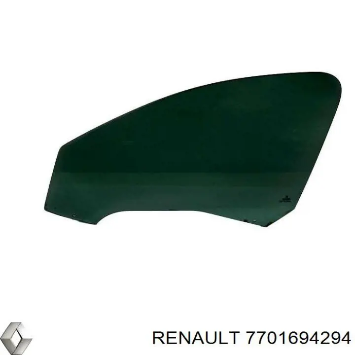 Скло передніх дверей, лівою Renault (RVI) 7701694294 ціна, від 28.31 USD