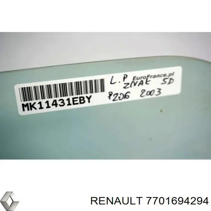 Купити 7701694294 Renault (RVI) Скло та ущільнювачі скла вітрового правого/лівого