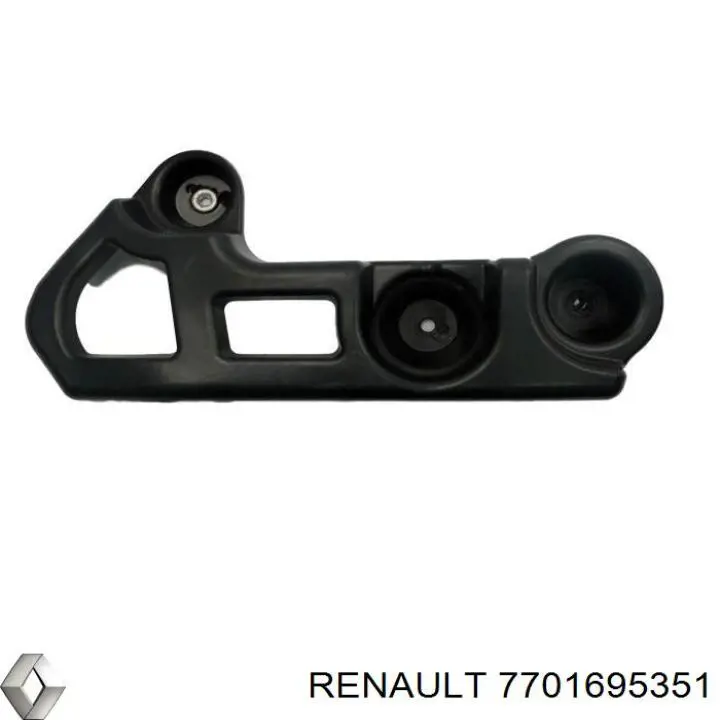 Кронштейн бампера переднього, правий 7701695351 Renault (RVI)