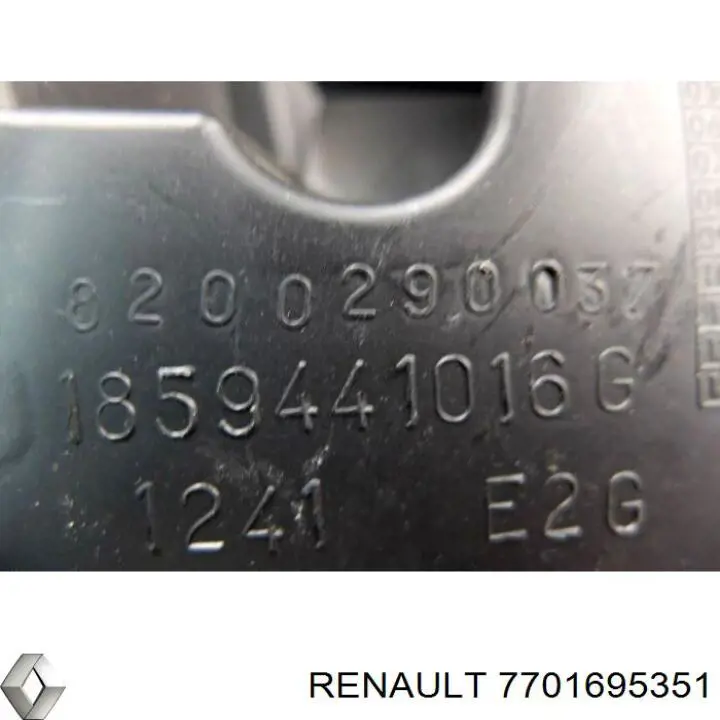 7701695351 Renault (RVI) Кронштейн бампера переднього, правий