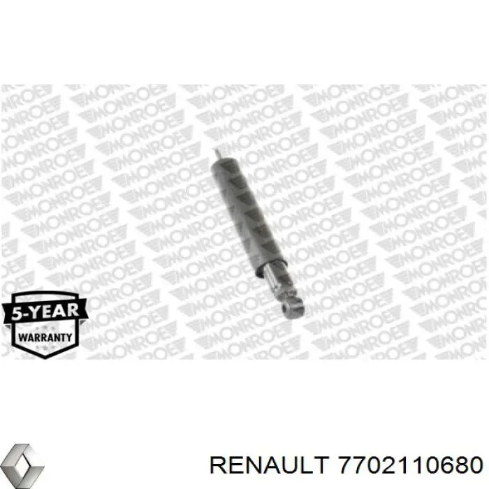 7702110680 Renault (RVI) амортизатор задній