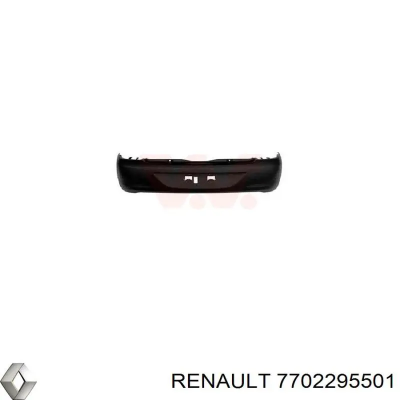Купити 7702295501 Renault (RVI) Задній бампер
