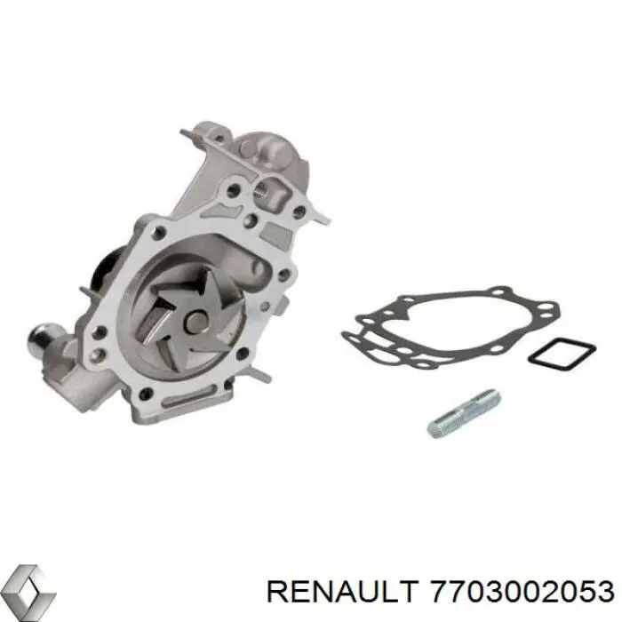 7703002053 Renault (RVI) фланець системи охолодження (трійник)