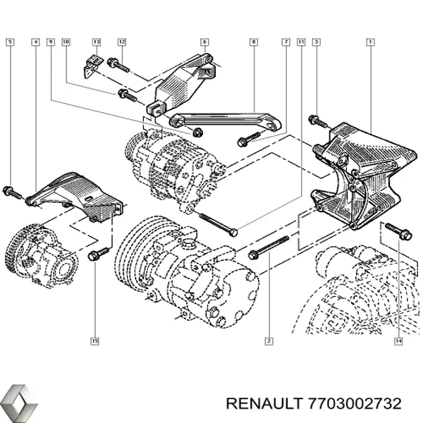  Renault (RVI) 7703002732 ціна, від 7.95 USD
