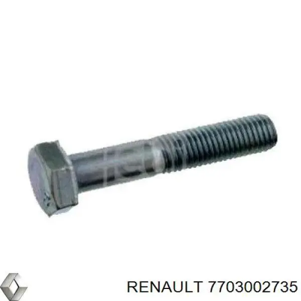 Болт кріплення передньої кульової опори до цапфи Renault (RVI) 7703002735 ціна, від 5.21 USD