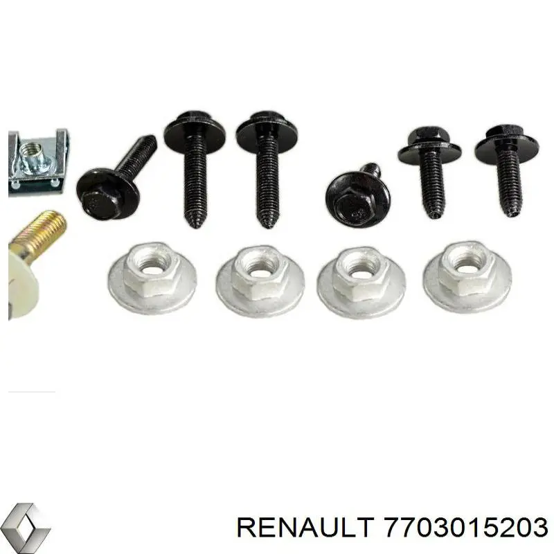 Кліпса молдингу крила Renault (RVI) 7703015203 ціна, від 5.17 USD
