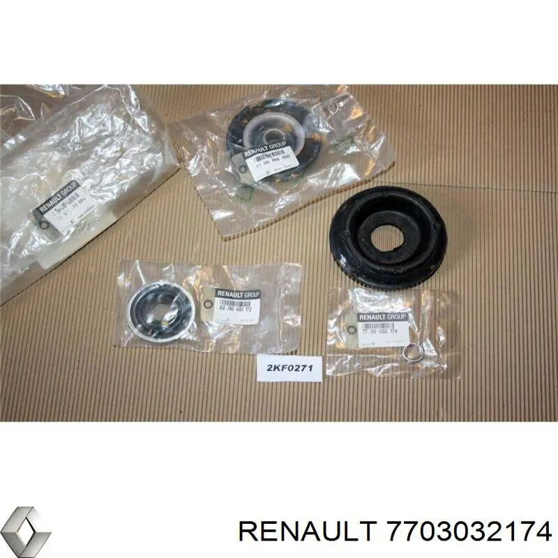 Гайка штока амортизатора переднього Renault (RVI) 7703032174 ціна, від 2.42 USD