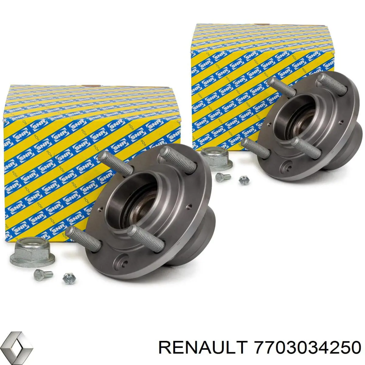 Купити 7703034250 Renault (RVI) Гайка маточини передньої