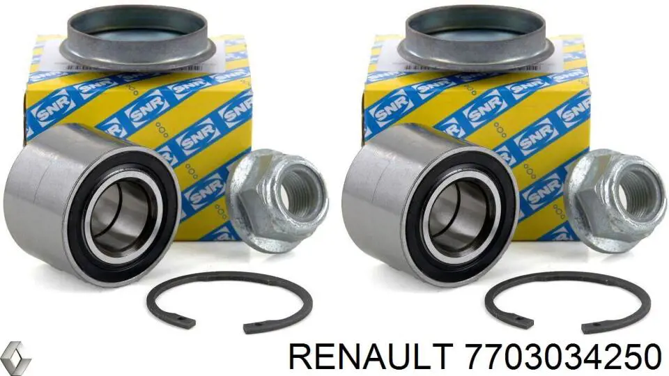 Гайка маточини передньої 7703034250 Renault (RVI)