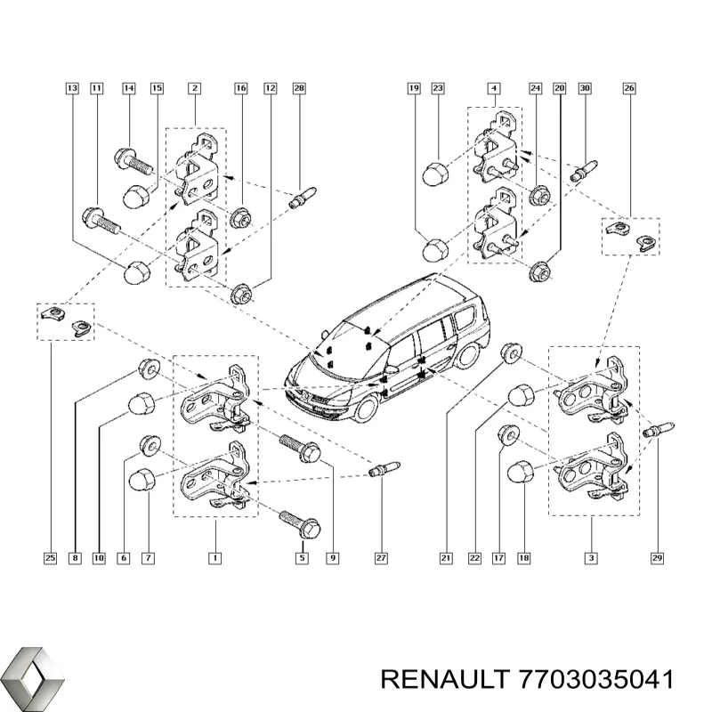  Renault (RVI) 7703035041 ціна, від 1.55 USD