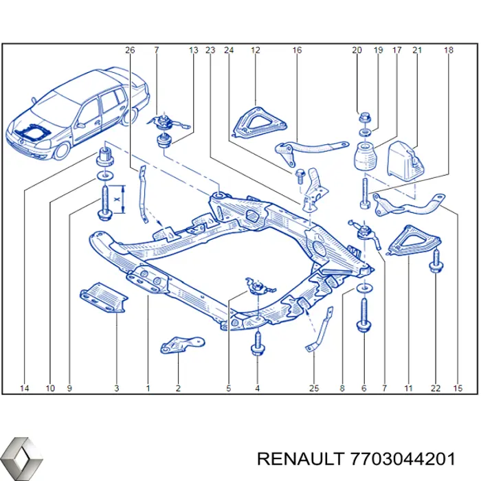  7703044201 Renault (RVI)