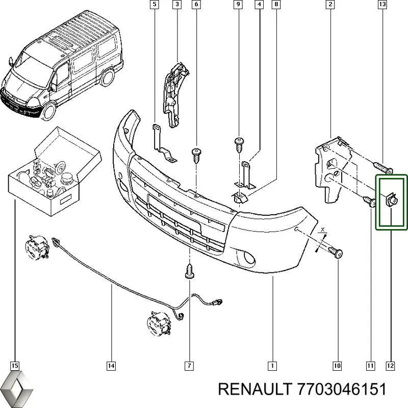  7703046020 Renault (RVI)