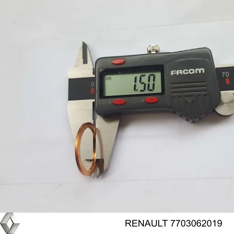 Прокладка пробки піддону двигуна Renault (RVI) 7703062019
