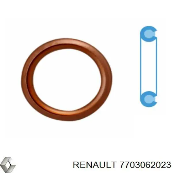 7703062023 Renault (RVI) прокладка пробки піддону двигуна