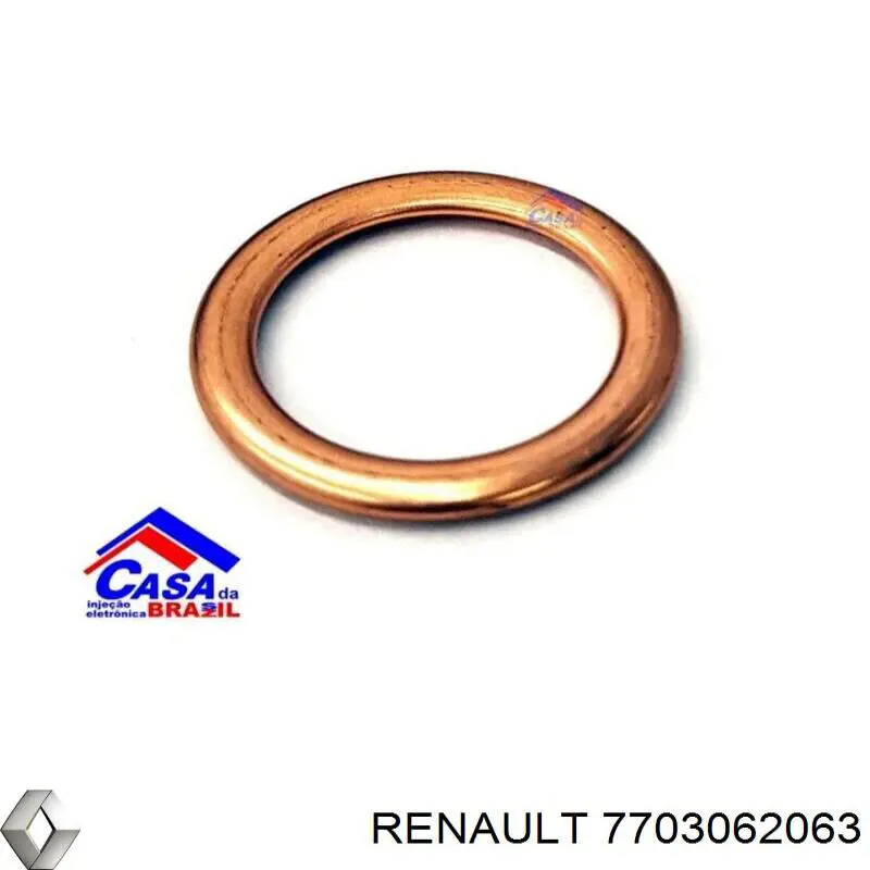 Купити 7703062063 Renault (RVI) Прокладка пробки піддону двигуна