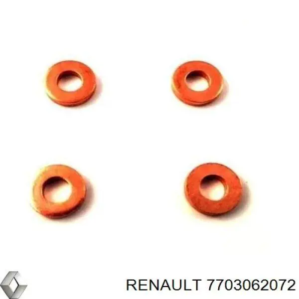 Ущільнююче кільце форсунок інжектора Renault (RVI) 7703062072 ціна, від 1.58 USD