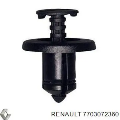 Купити 7703072360 Renault (RVI) Кліпса решітки радіатора охолодження