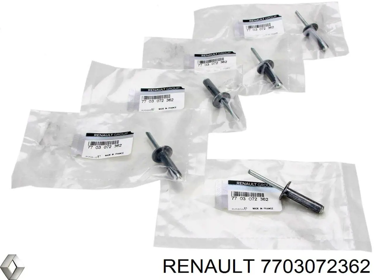 7703072362 Renault (RVI) Клепка накладки барабанних колодок