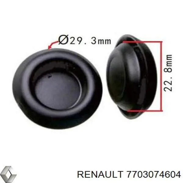 Купити 7703074604 Nissan/Infiniti Заглушка днища кузова