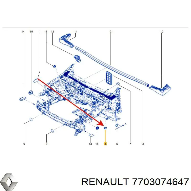  7703074647 Renault (RVI)