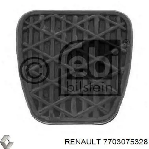 Заглушка блоку циліндрів 7703075328 Renault (RVI)