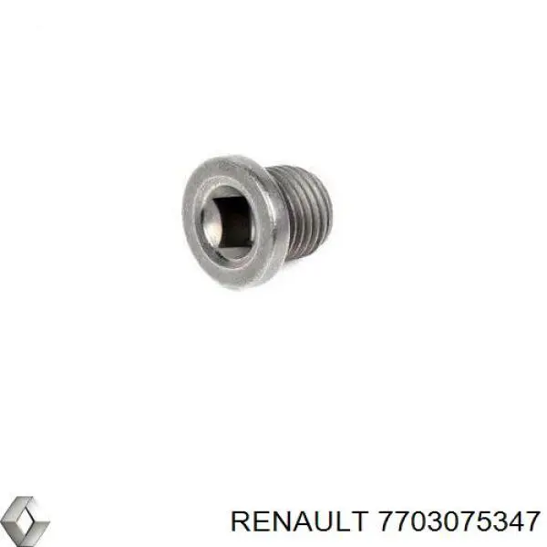 Пробка піддона двигуна Renault (RVI) 7703075347 ціна, від 1.71 USD
