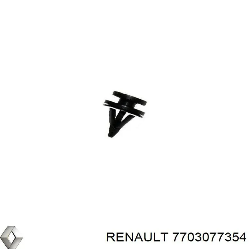 Купити 7703077354 Renault (RVI) Пістон (кліп) кріплення обшивки дверей