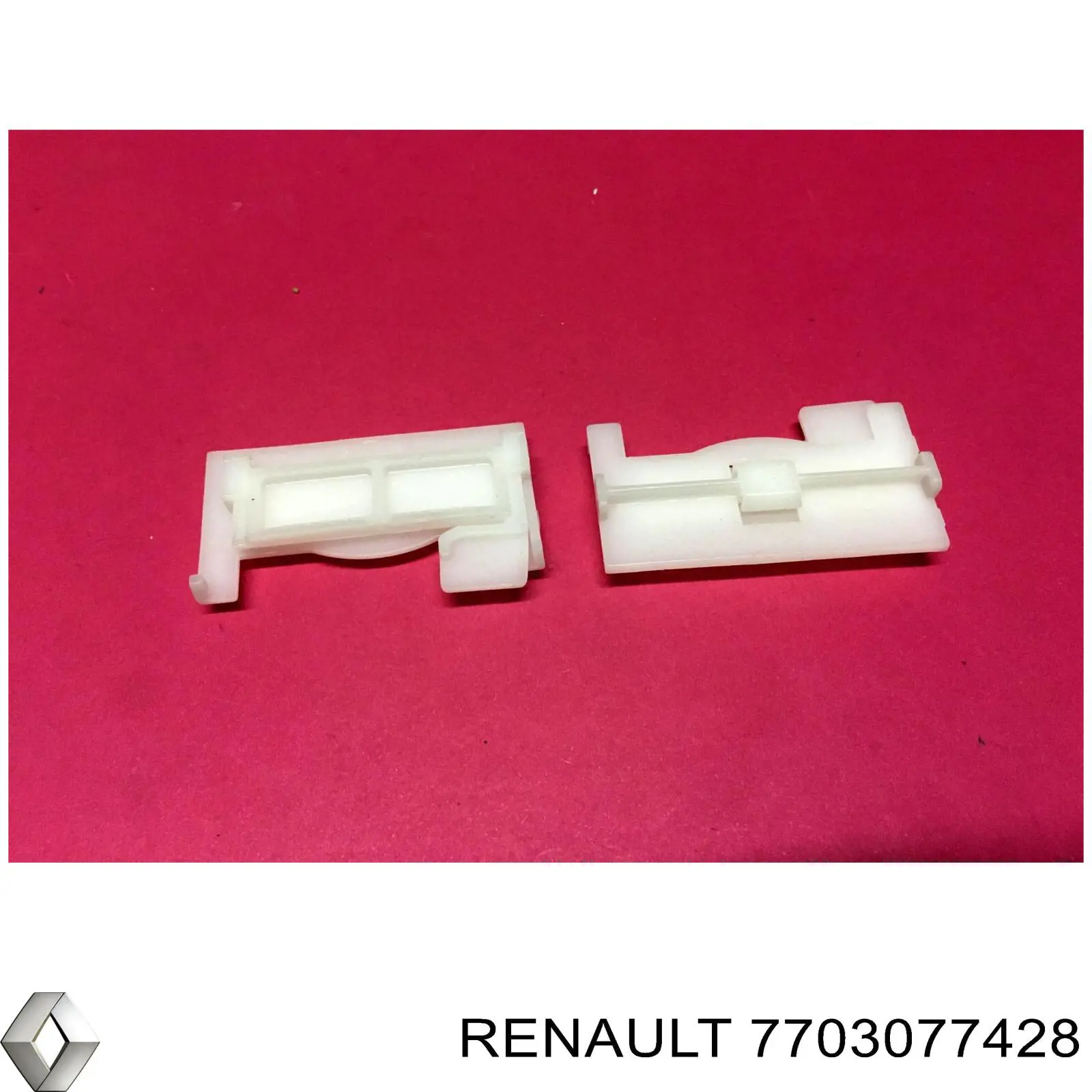 Купити 7703077428 Renault (RVI) Кліпса молдингу даху