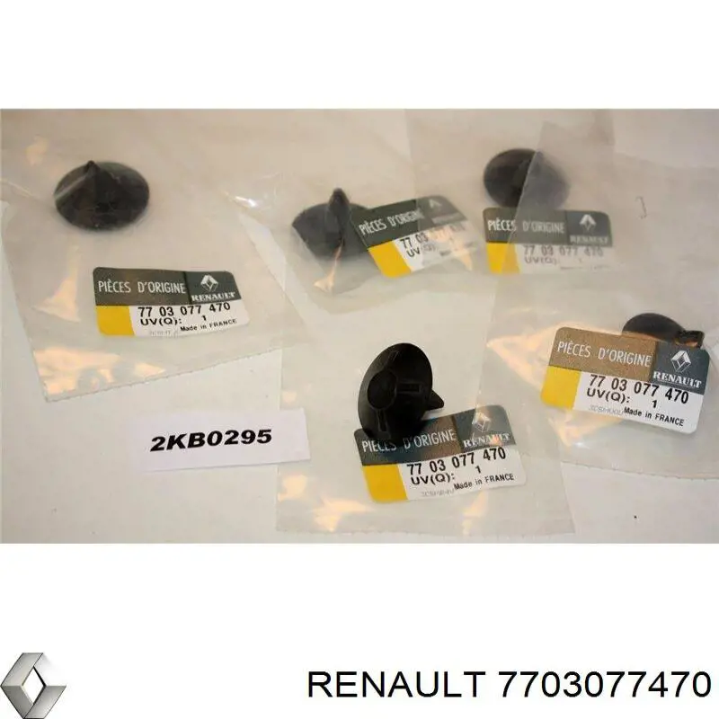 Кліпса захисту днища 7703077470 Renault (RVI)