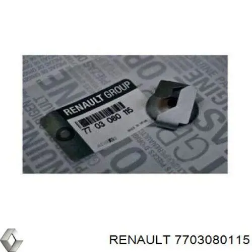7703080115 Renault (RVI) кліпса захисту днища