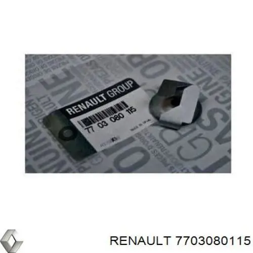 Купити 7703080115 Renault (RVI) Кліпса захисту днища