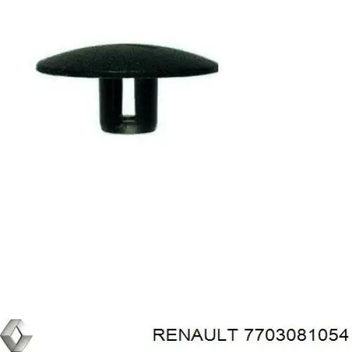 Купити 7703081054 Renault (RVI) Пістон (кліп) кріплення підкрилки переднього крила