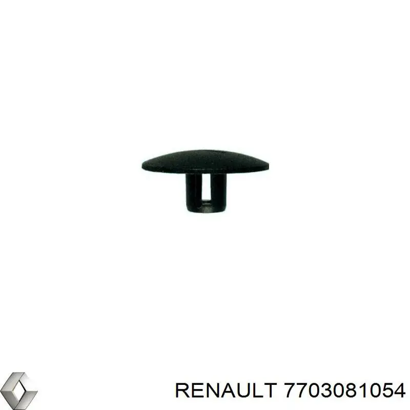 Пістон (кліп) кріплення підкрилки переднього крила Renault (RVI) 7703081054