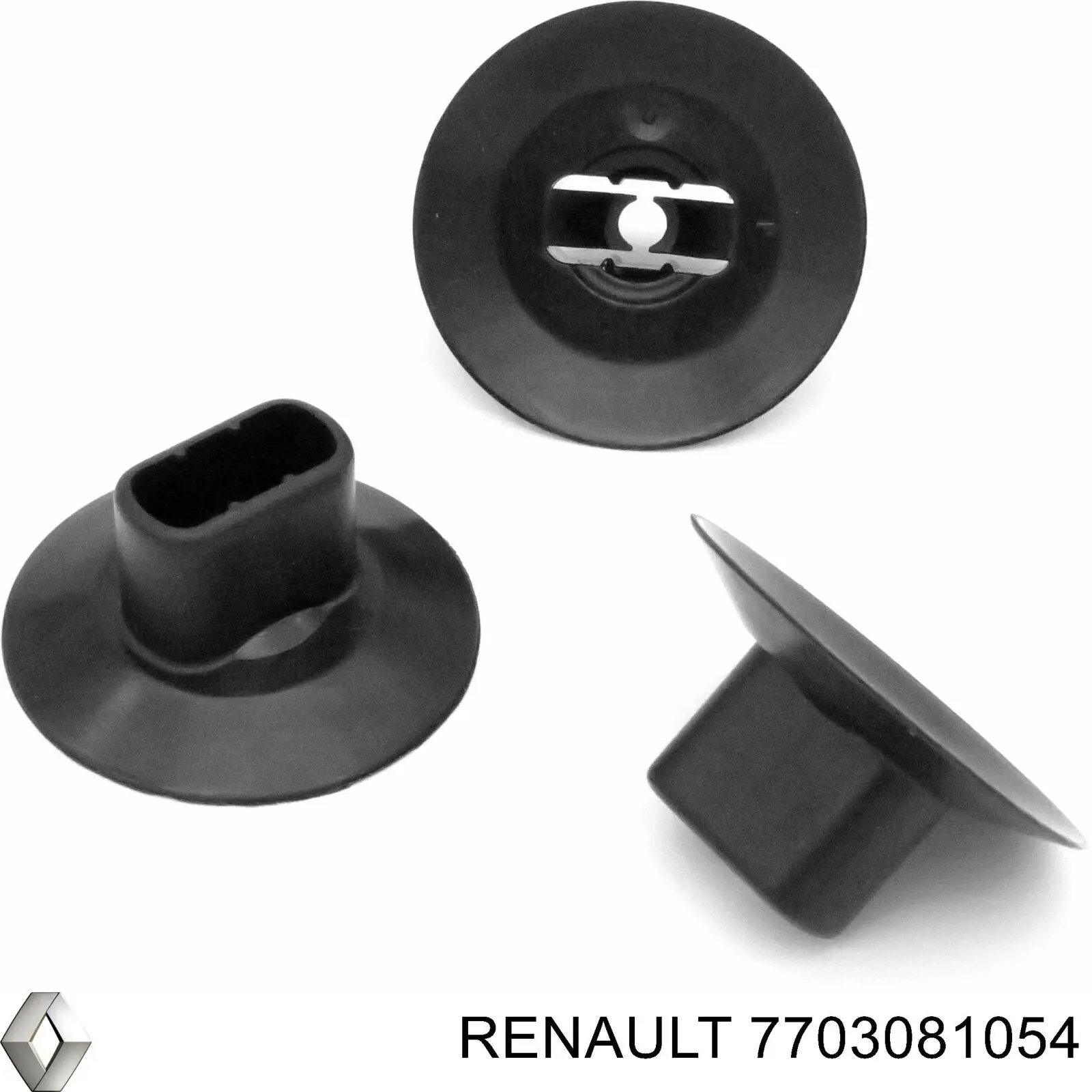 Пістон (кліп) кріплення підкрилки переднього крила Renault (RVI) 7703081054 ціна, від 0.48 USD