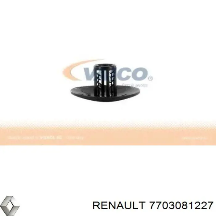 7703081227 Renault (RVI) Пістон (кліп) кріплення бризковика