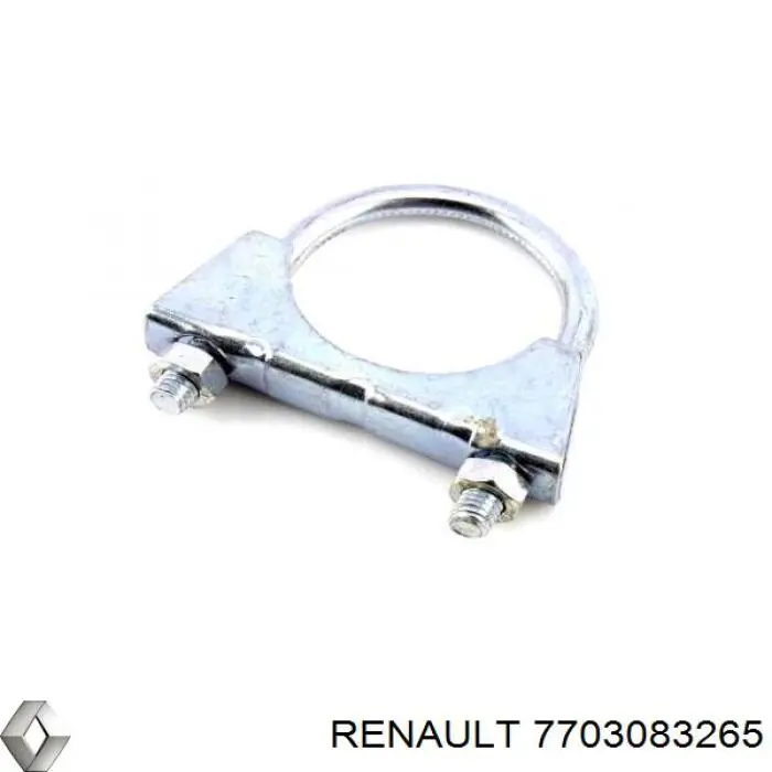 7703083265 Renault (RVI) кронштейн/хомут глушника, передній