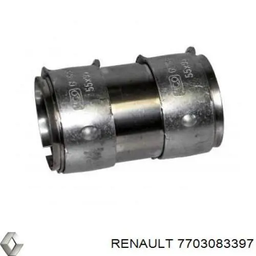 Купити 7703083397 Renault (RVI) Хомут кріплення глушника передній
