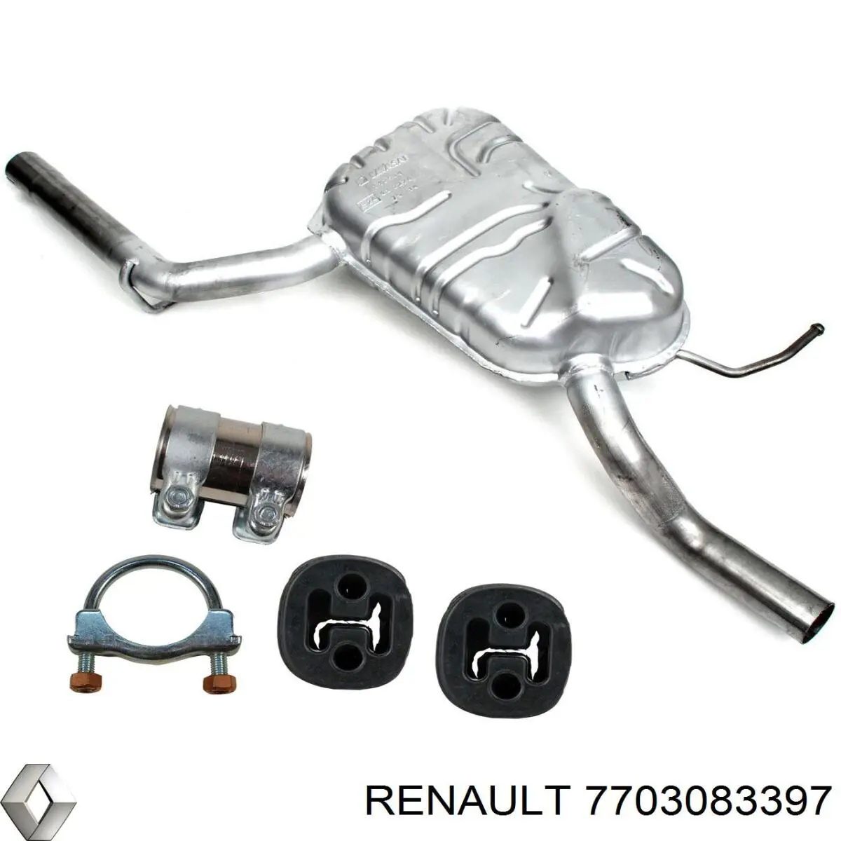 Кронштейн/хомут глушника, передній Renault (RVI) 7703083397