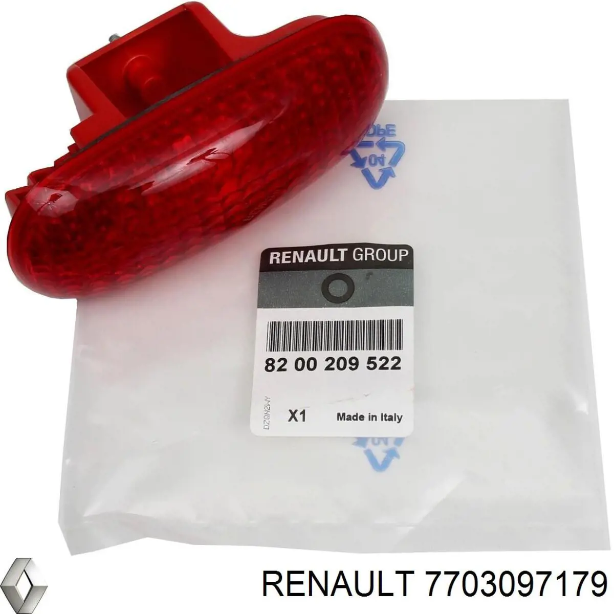 Лампа Renault (RVI) 7703097179
