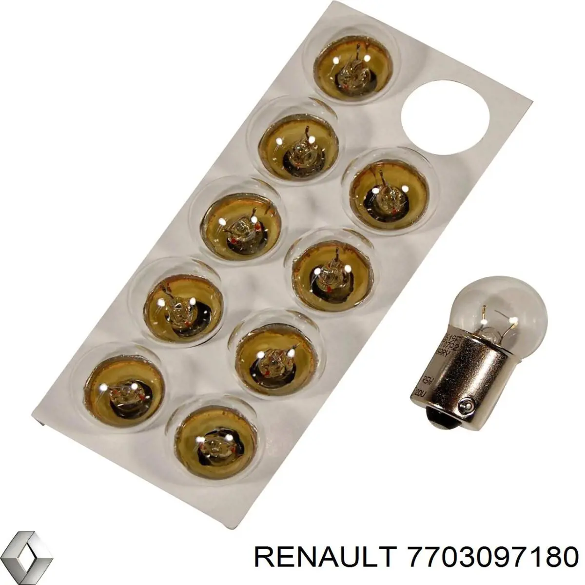 7703097180 Renault (RVI) лампочка