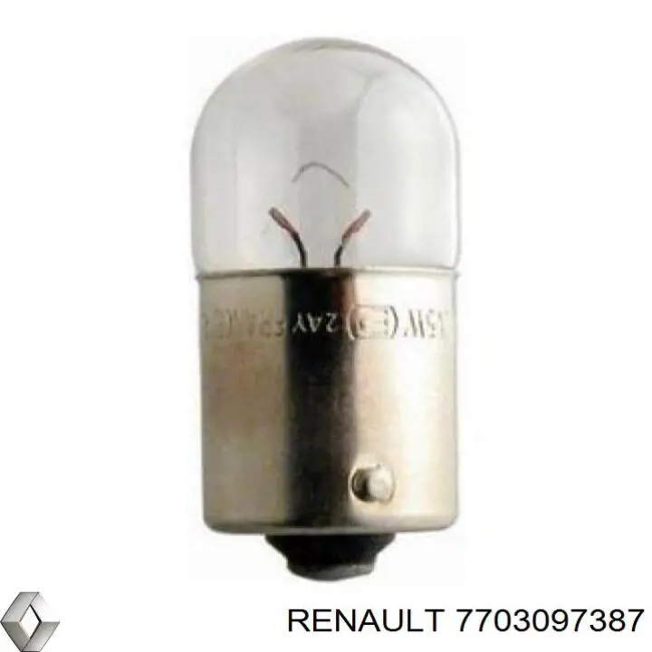 7703097387 Renault (RVI) лампочка плафону освітлення салону/кабіни
