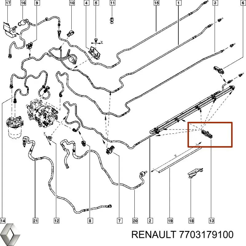 Купити 7703179100 Renault (RVI) 